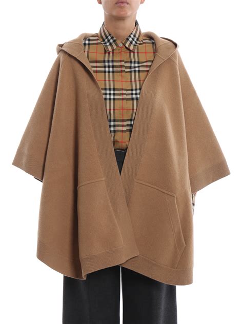 burberry carla wool-blend poncho|burberry wool capes.